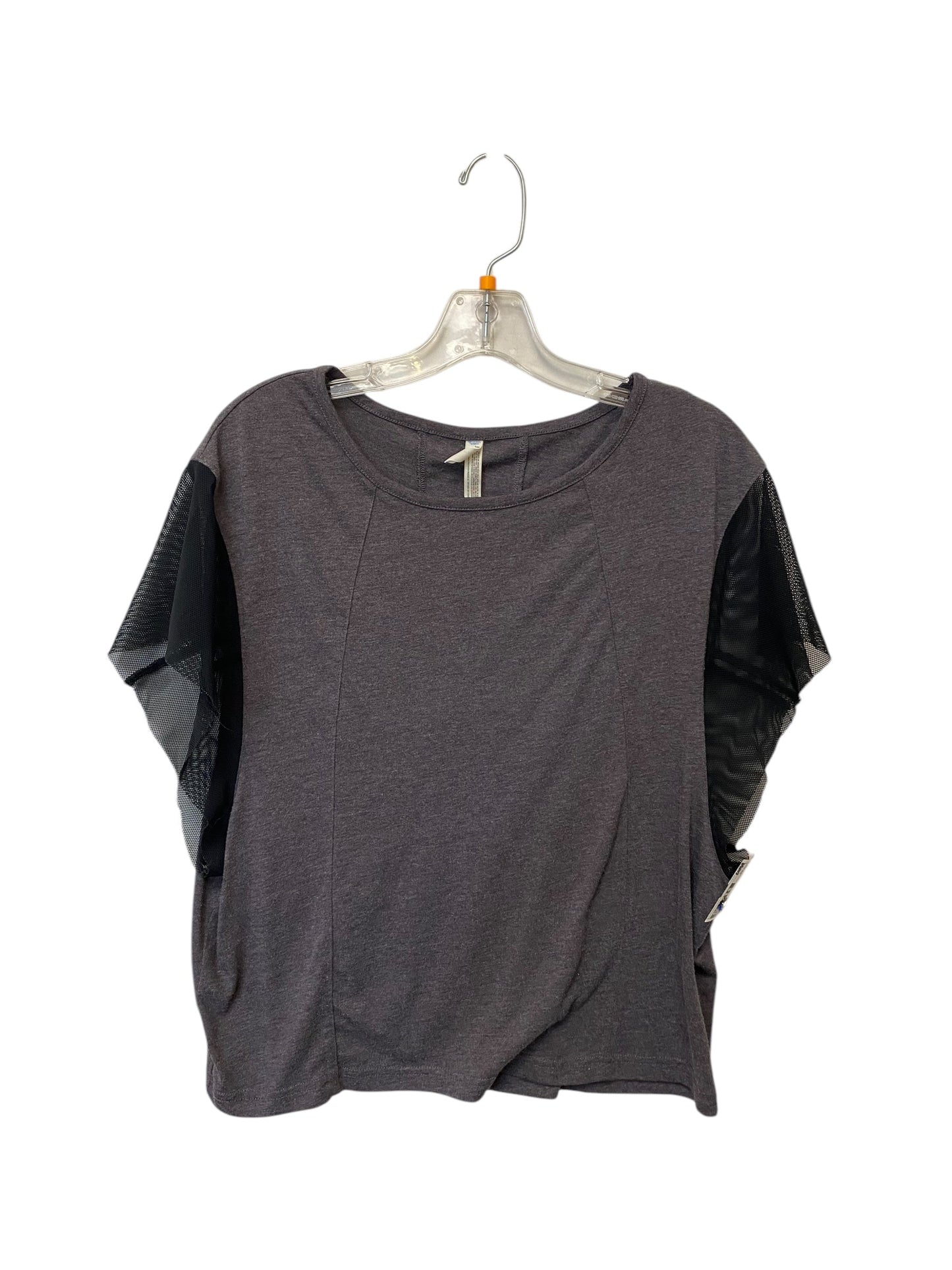 Top Short Sleeve By Free People In Grey, Size: Xs