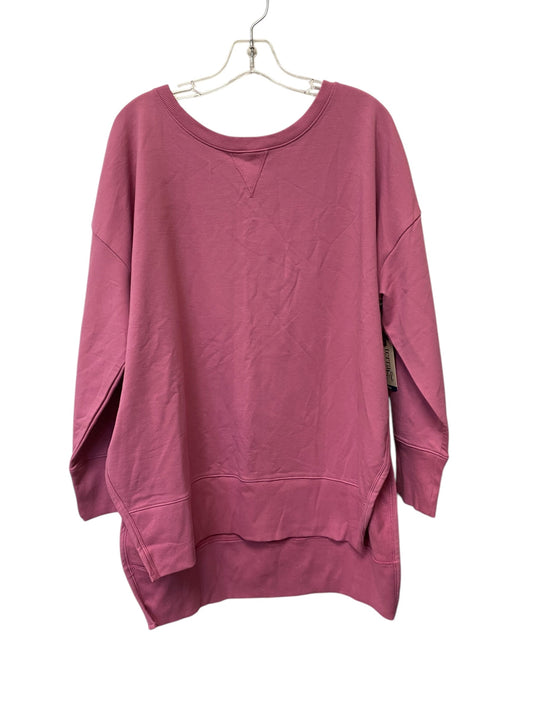 Sweatshirt Crewneck By Terra & Sky In Pink, Size: 1x
