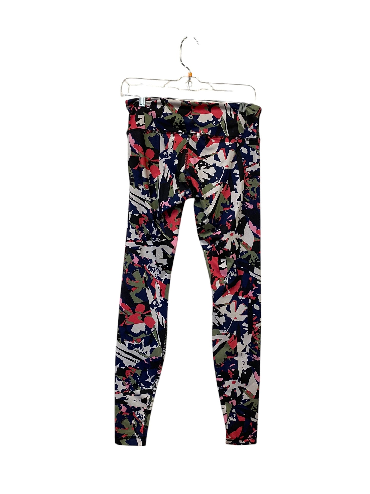 Athletic Leggings By Lululemon In Multi-colored, Size: 8