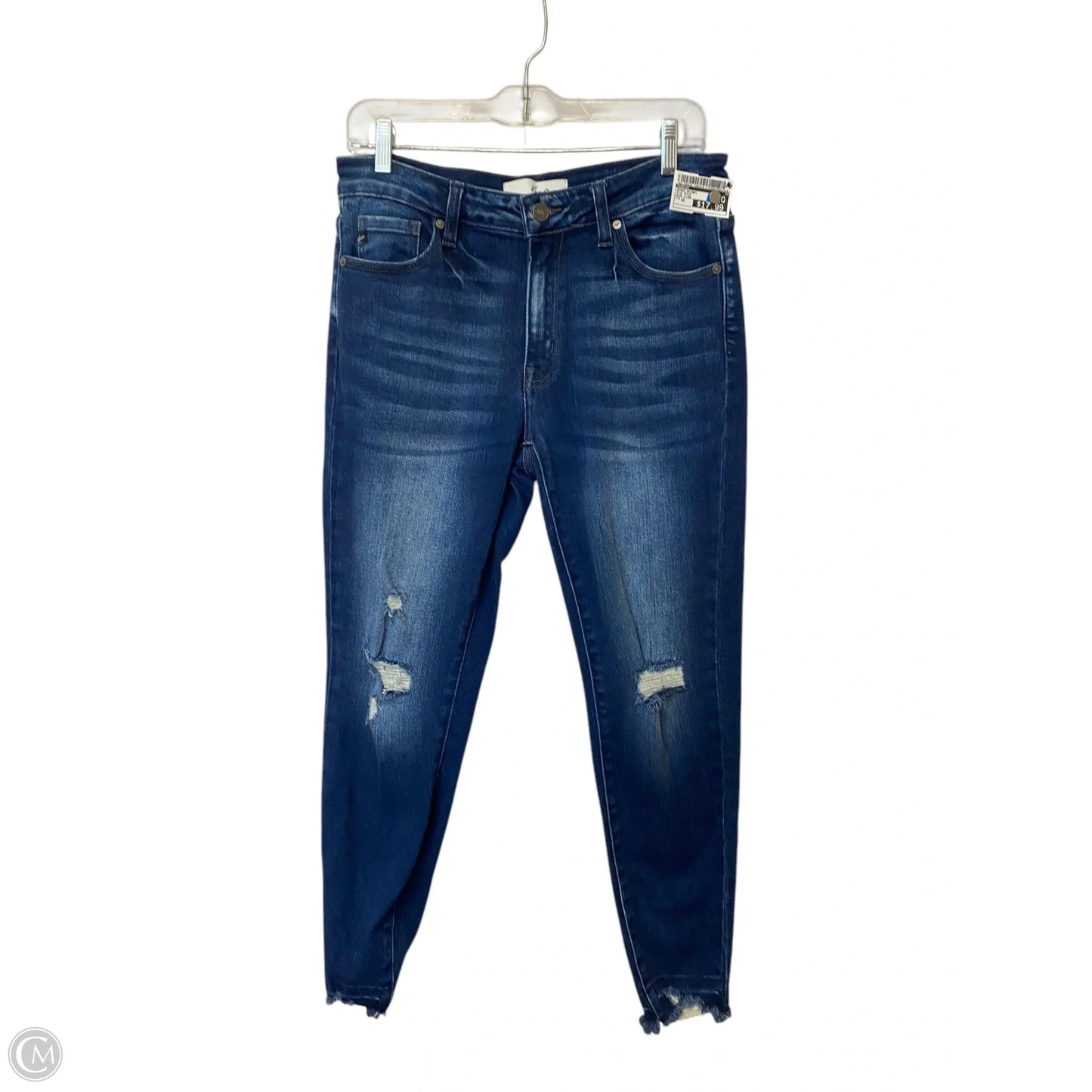 Jeans Skinny By Kancan In Blue Denim, Size: 10