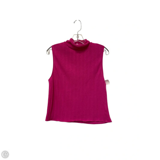 Top Sleeveless By Zara In Pink, Size: S