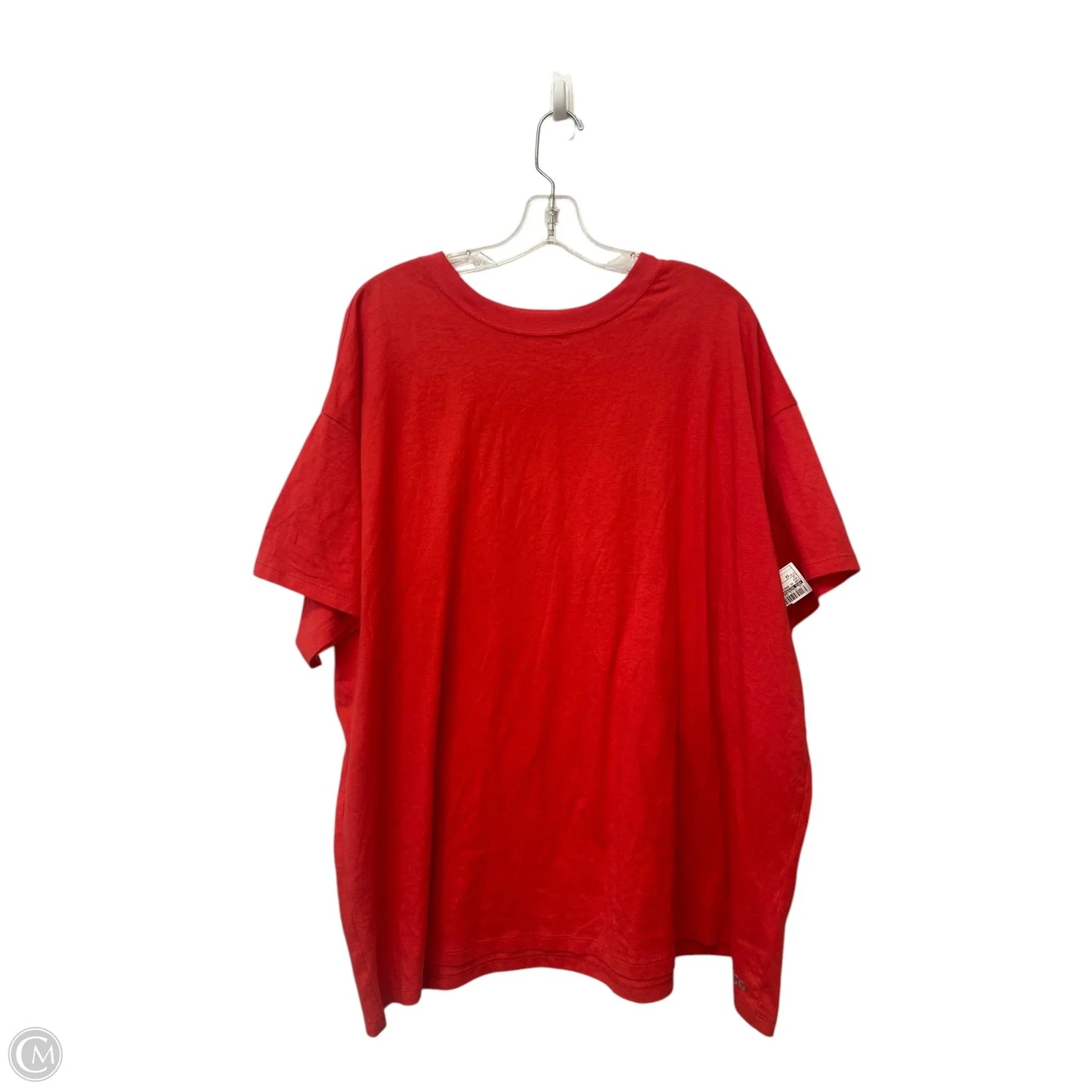 Top Short Sleeve Basic By Dsg Outerwear In Red, Size: 1x