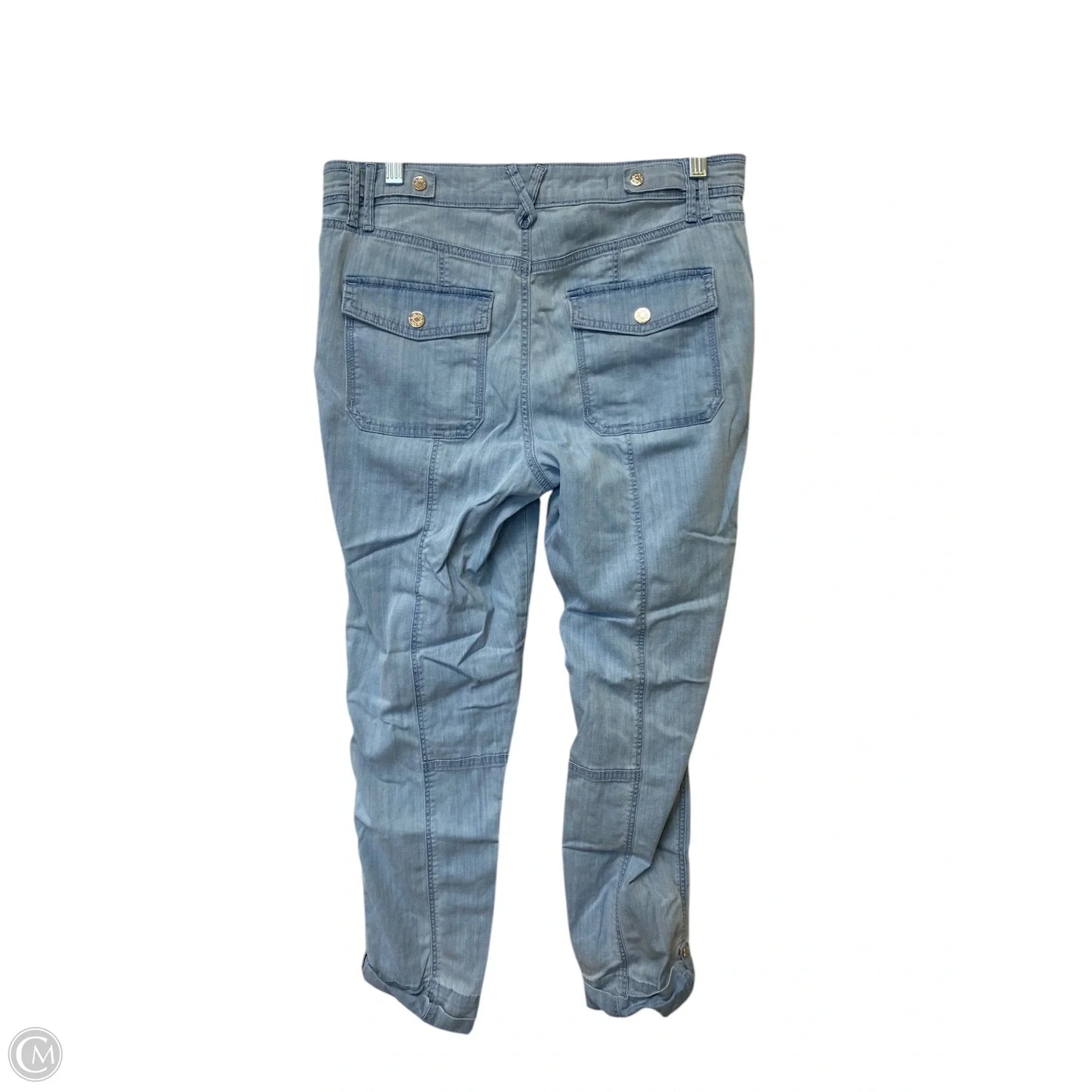 Jeans Cropped By White House Black Market In Blue Denim, Size: 8