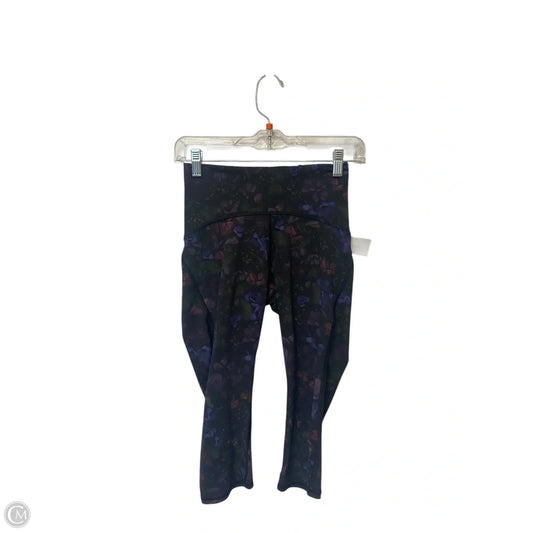 Athletic Leggings By Lululemon In Floral Print, Size: 4