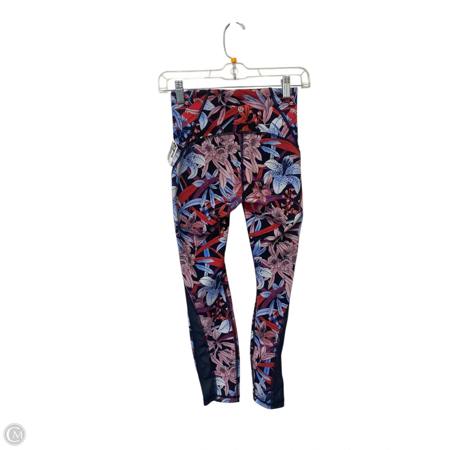 Athletic Leggings By Lululemon In Floral Print, Size: 4