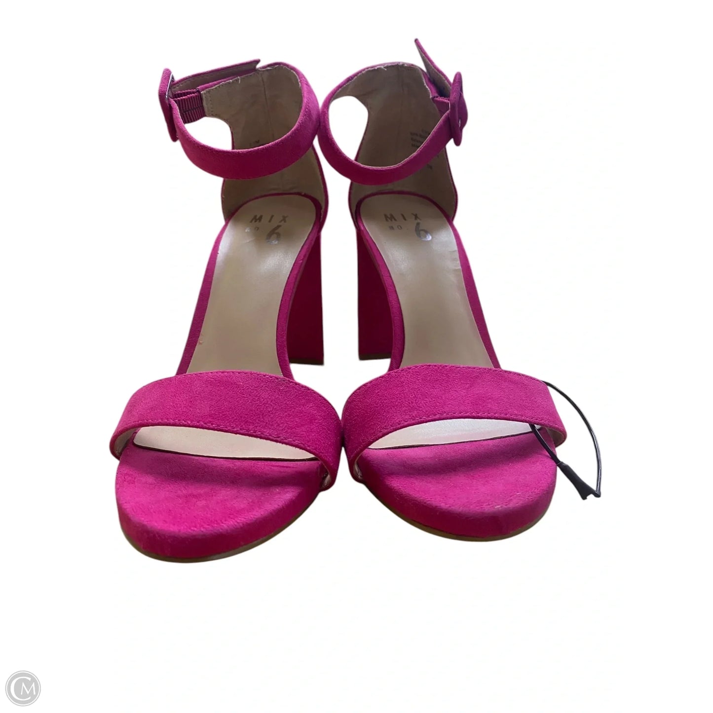 Shoes Heels Block By Mix No 6 In Pink, Size: 7.5