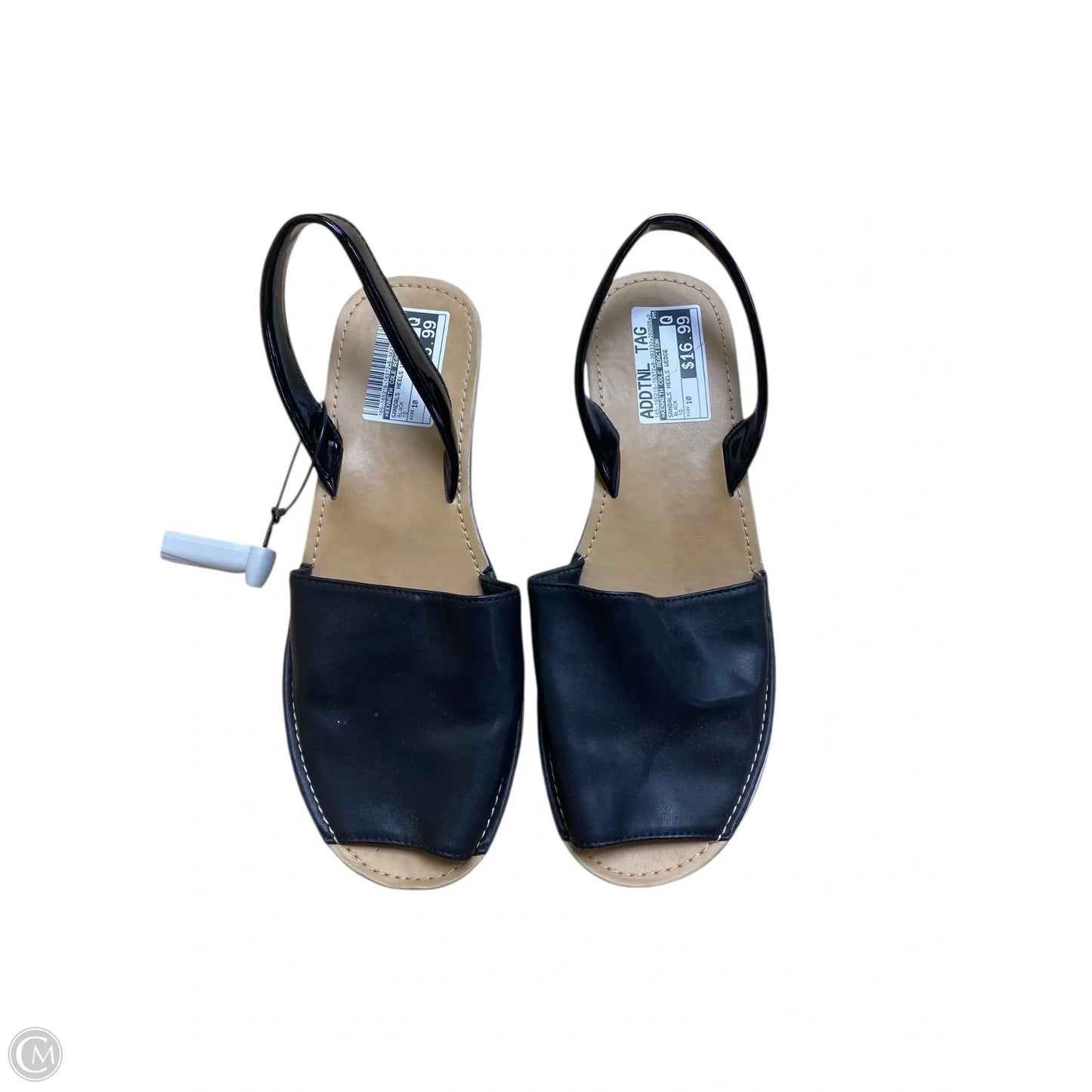 Sandals Heels Wedge By Kenneth Cole Reaction In Black, Size: 10