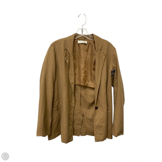 Blazer By Clothes Mentor In Brown, Size: S