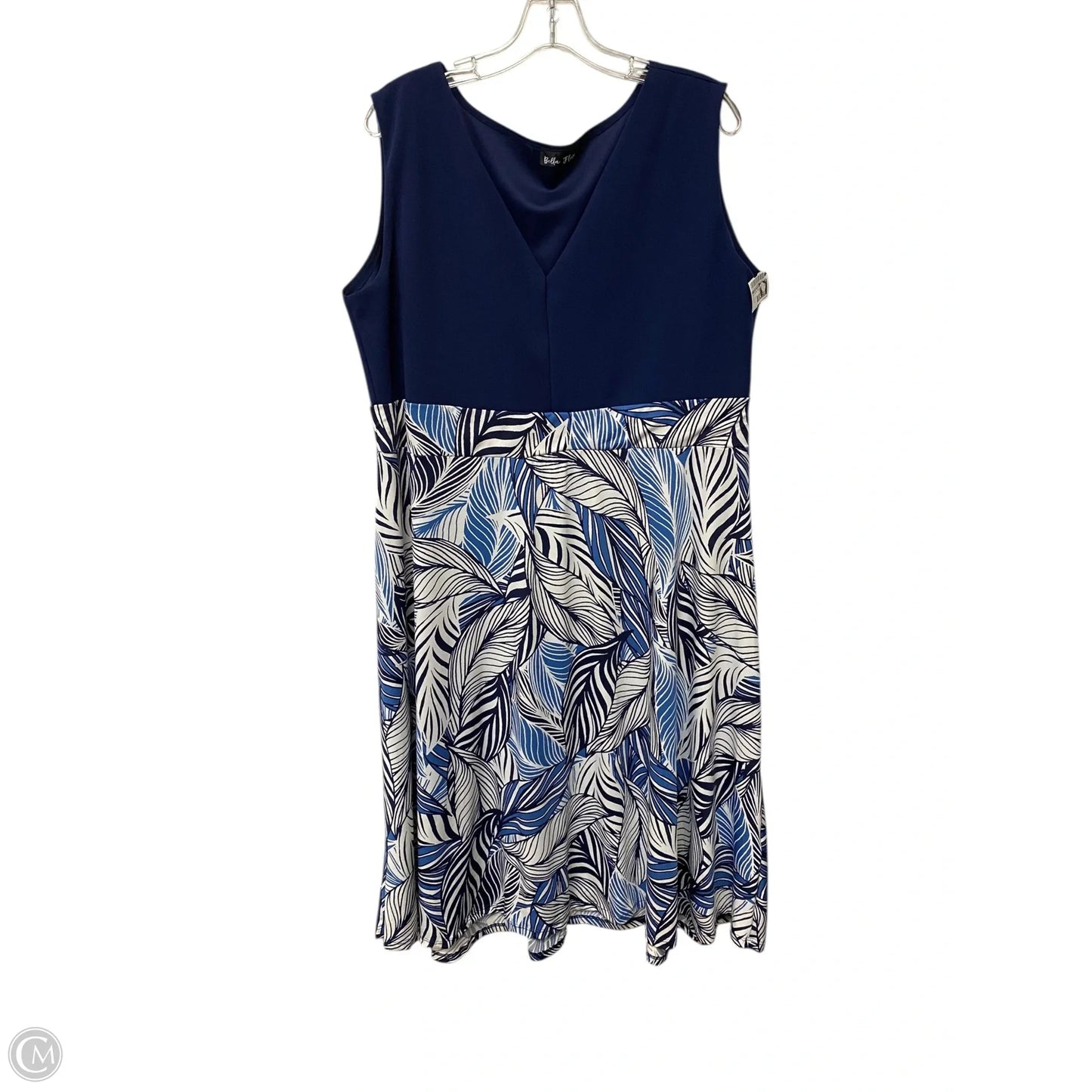 Dress Casual Maxi By Clothes Mentor In Blue, Size: 3x