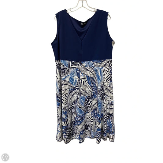 Dress Casual Maxi By Clothes Mentor In Blue, Size: 3x