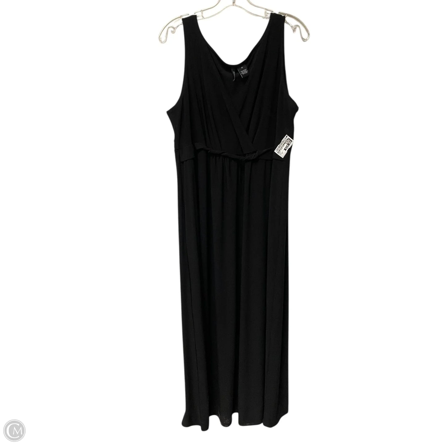 Dress Casual Maxi By New Directions In Black, Size: 2x