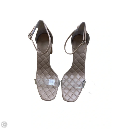 Sandals Heels Stiletto By Inc In Cream, Size: 10