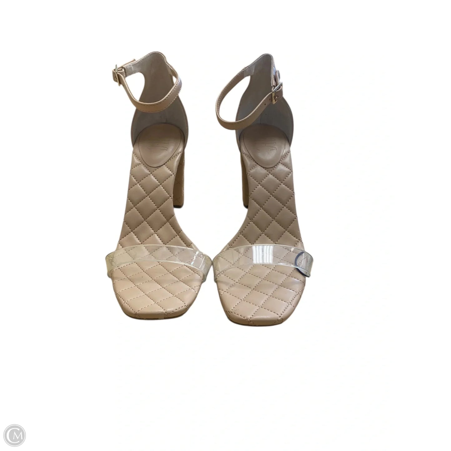 Sandals Heels Stiletto By Inc In Cream, Size: 10