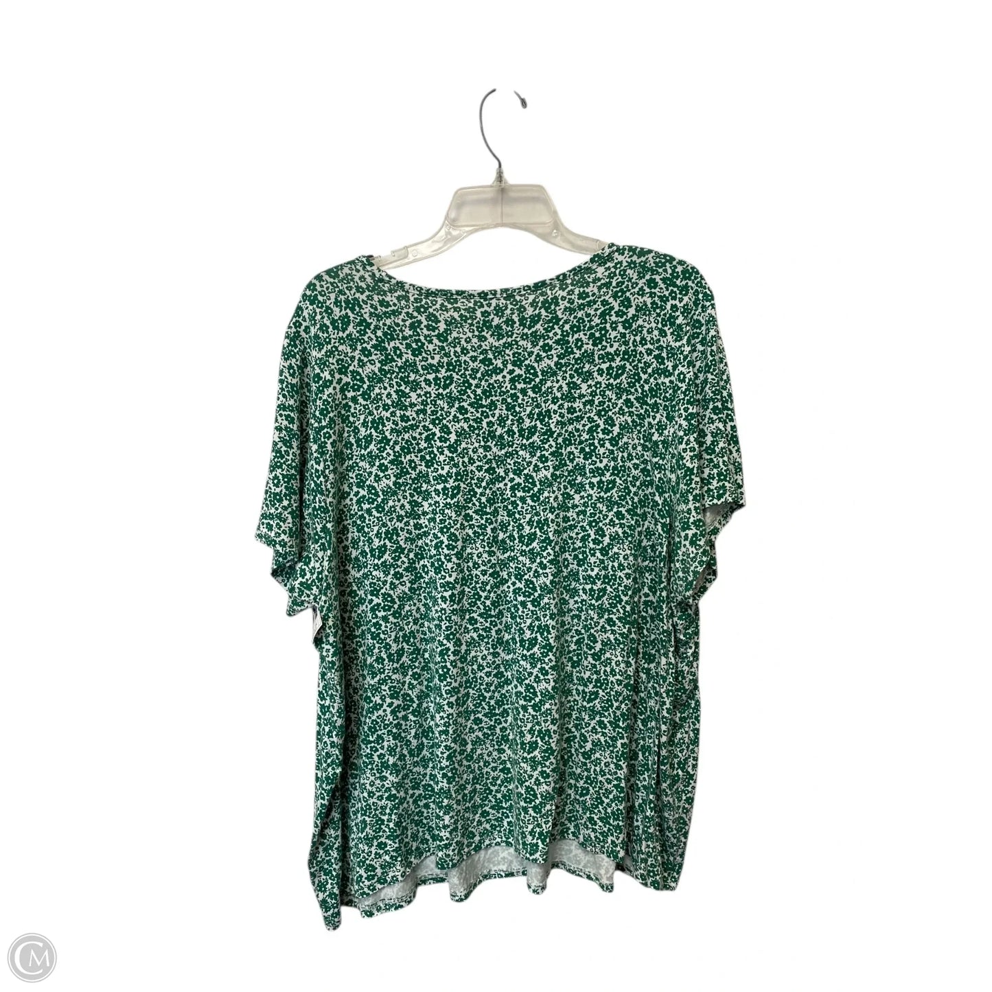 Top Short Sleeve By Old Navy In Green, Size: 2x