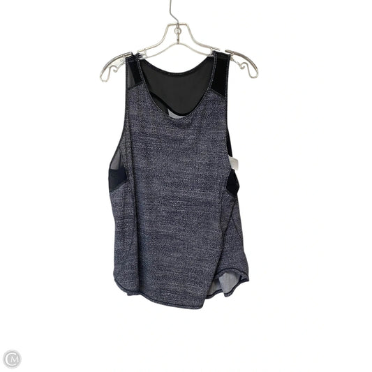 Athletic Tank Top By Lululemon In Grey, Size: M