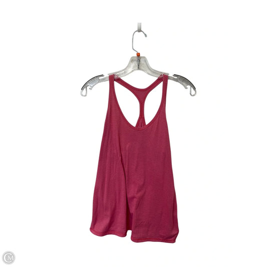 Athletic Tank Top By Lululemon In Pink, Size: S