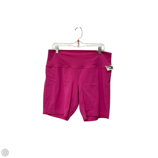 Athletic Shorts By Lululemon In Pink, Size: 16