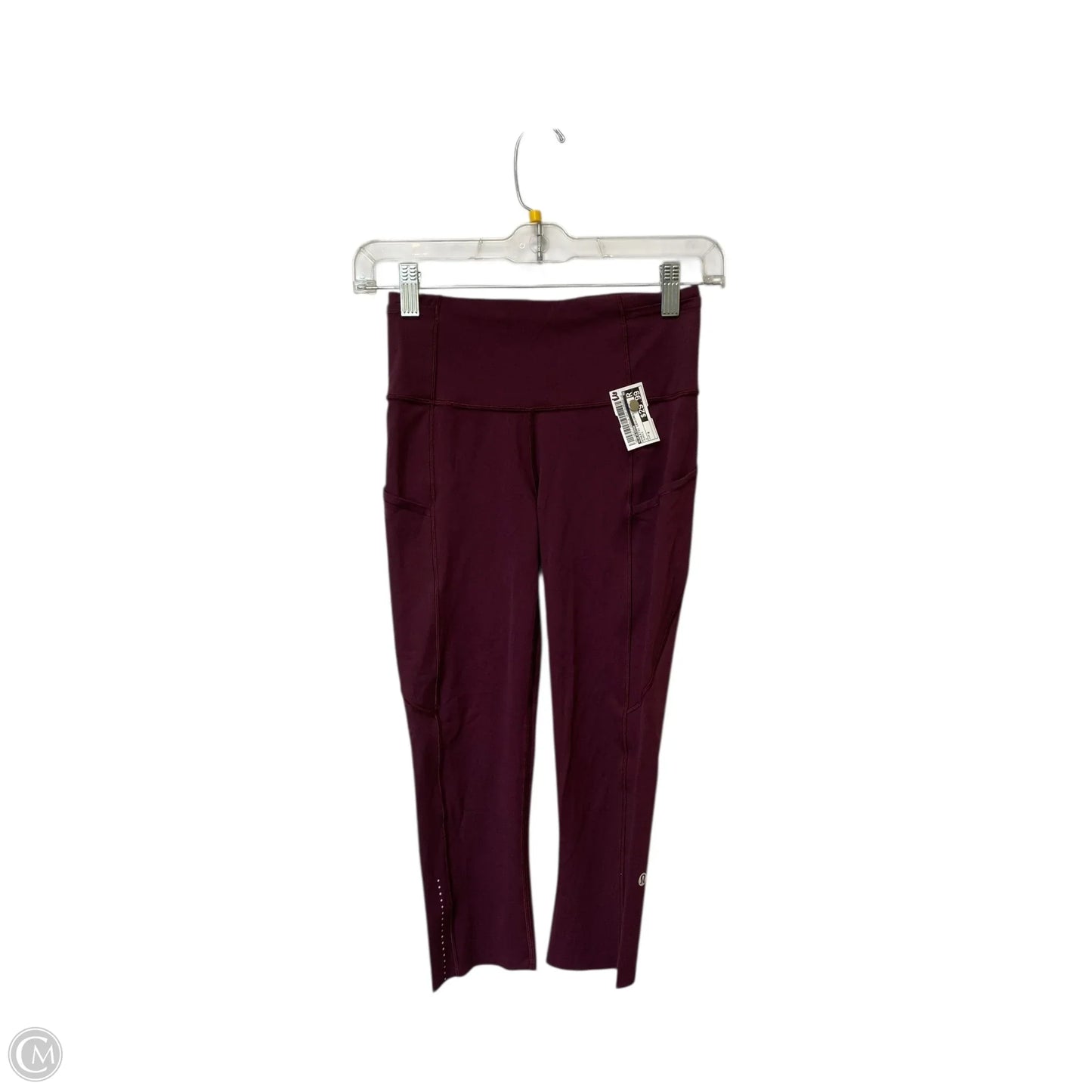 Athletic Leggings By Lululemon In Purple, Size: 4