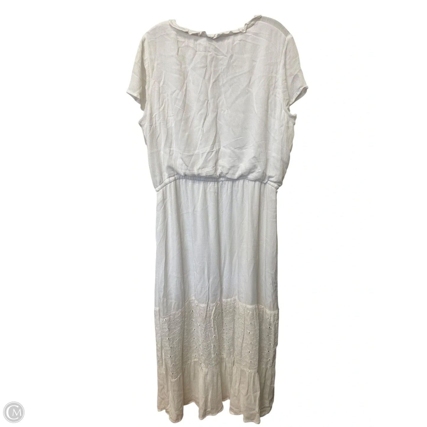 Dress Casual Maxi By Sonoma In White, Size: Xxl