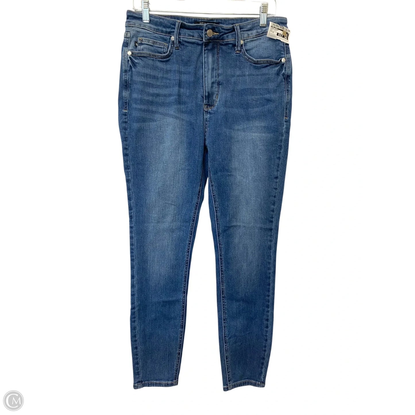 Jeans Skinny By Judy Blue In Blue Denim, Size: 12