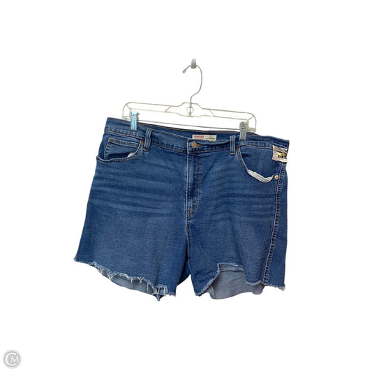 Shorts By Levis In Blue Denim, Size: 18