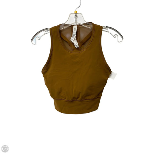 Athletic Tank Top By Lululemon In Brown, Size: 4
