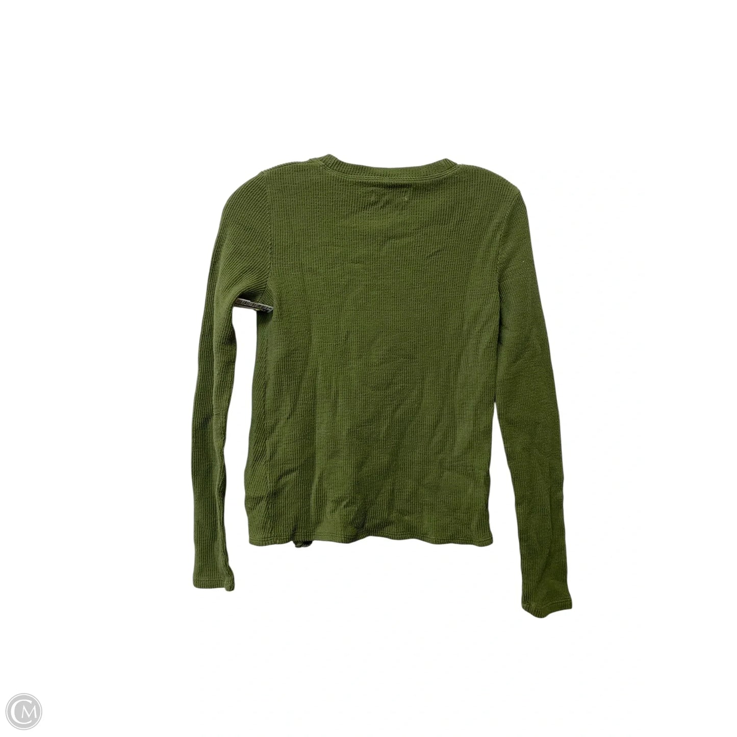 Top Long Sleeve By Madewell In Green, Size: Xs