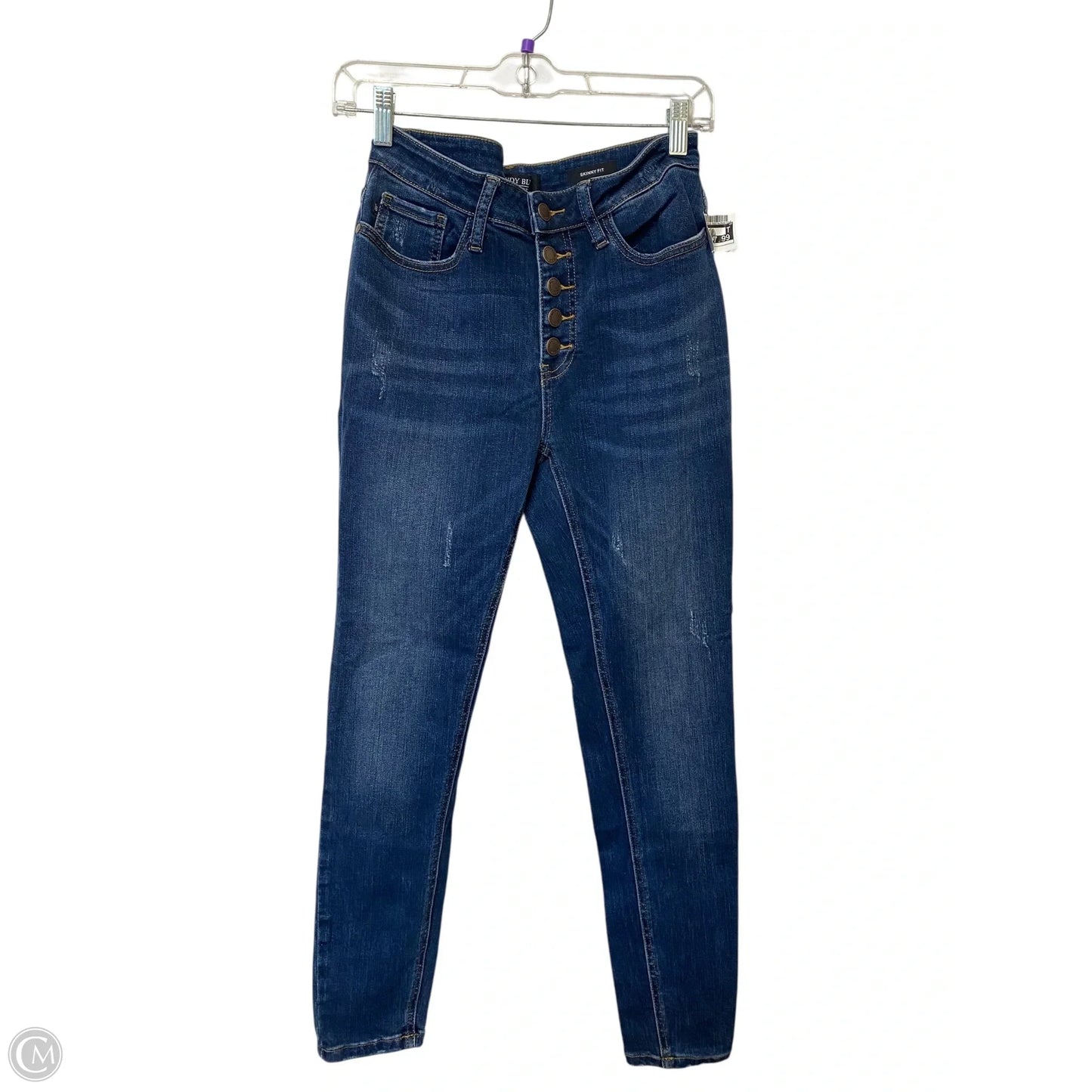 Jeans Skinny By Judy Blue In Blue Denim, Size: S