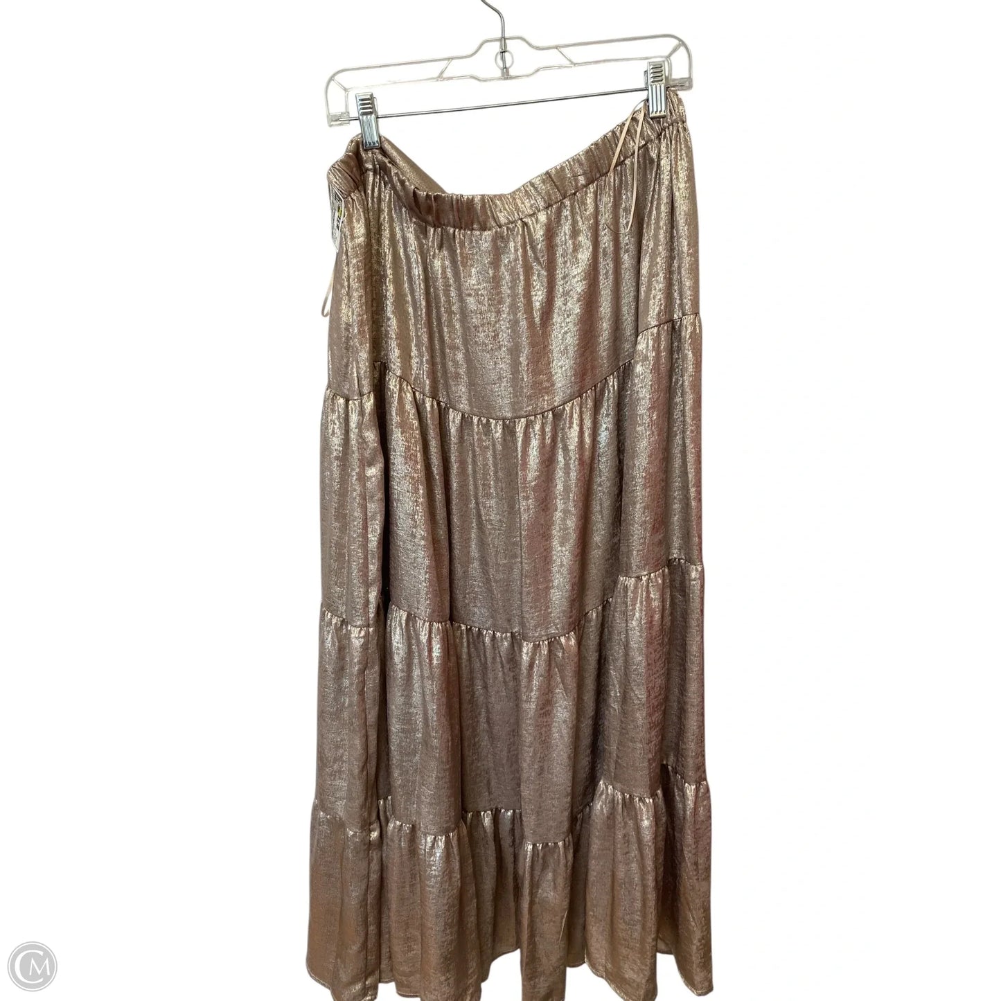 Skirt Maxi By Clothes Mentor In Rose Gold, Size: Xl