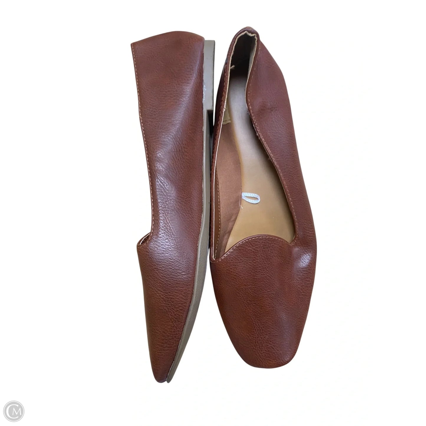 Shoes Flats By Ana In Brown, Size: 11