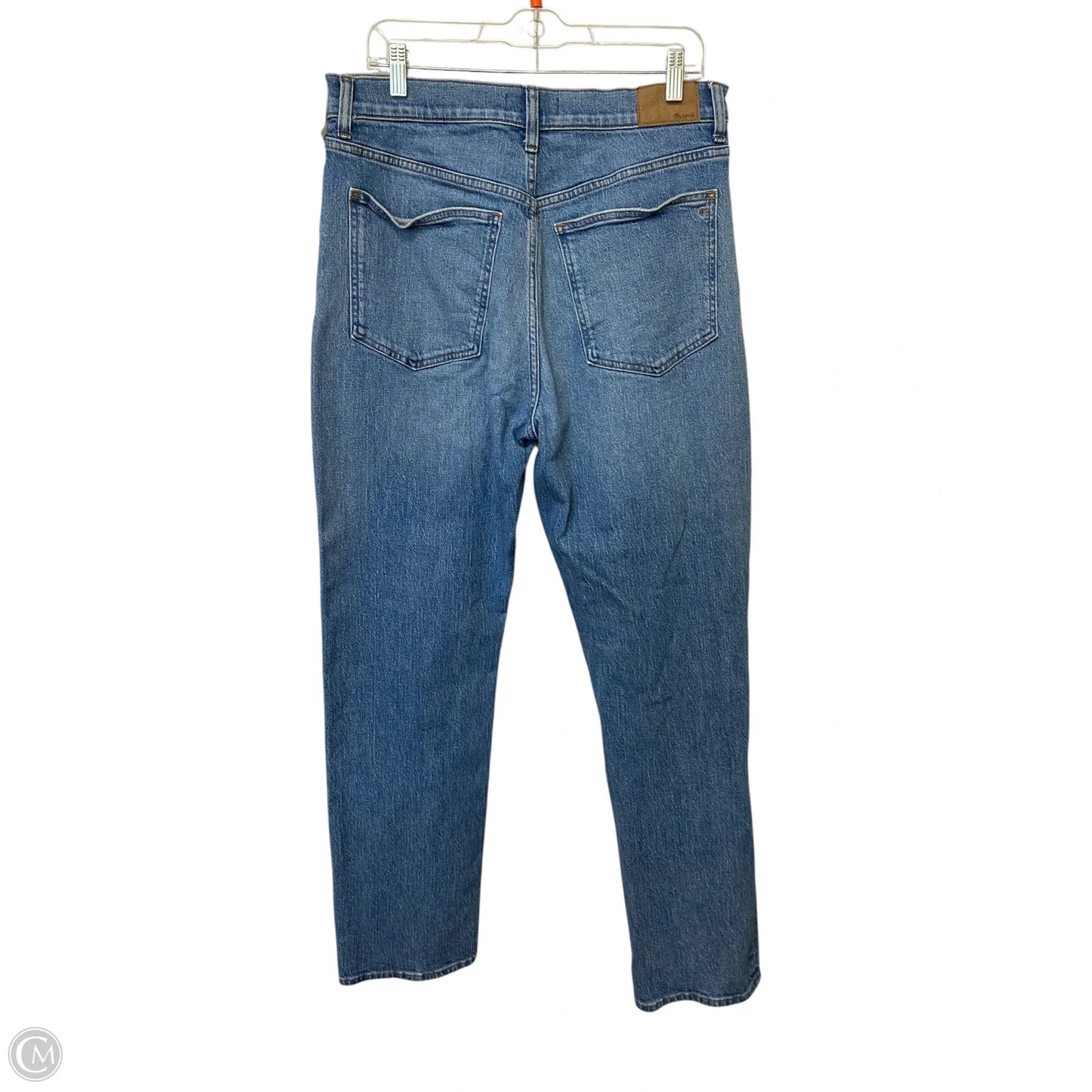 Jeans Straight By Madewell In Blue Denim, Size: M