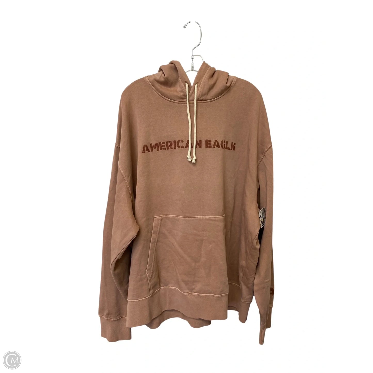 Sweatshirt Hoodie By American Eagle In Mauve, Size: Xxl