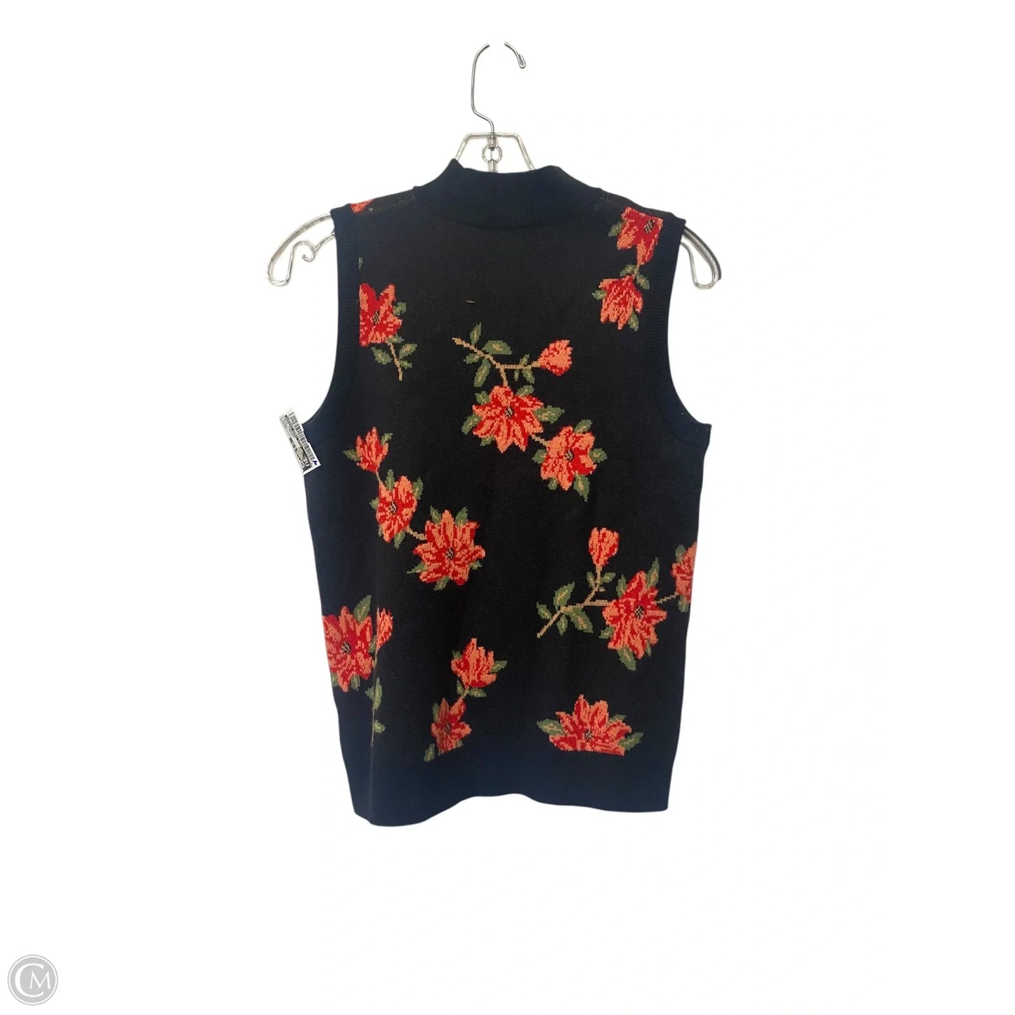 Vest Sweater By Draper James Rsvp In Floral Print, Size: S