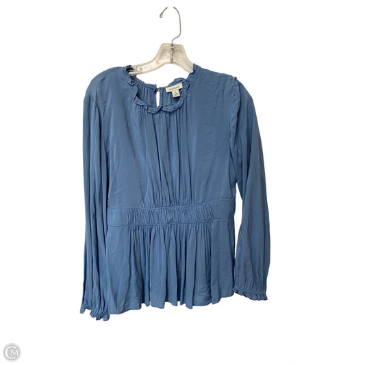Top Long Sleeve By Sundance In Blue, Size: M