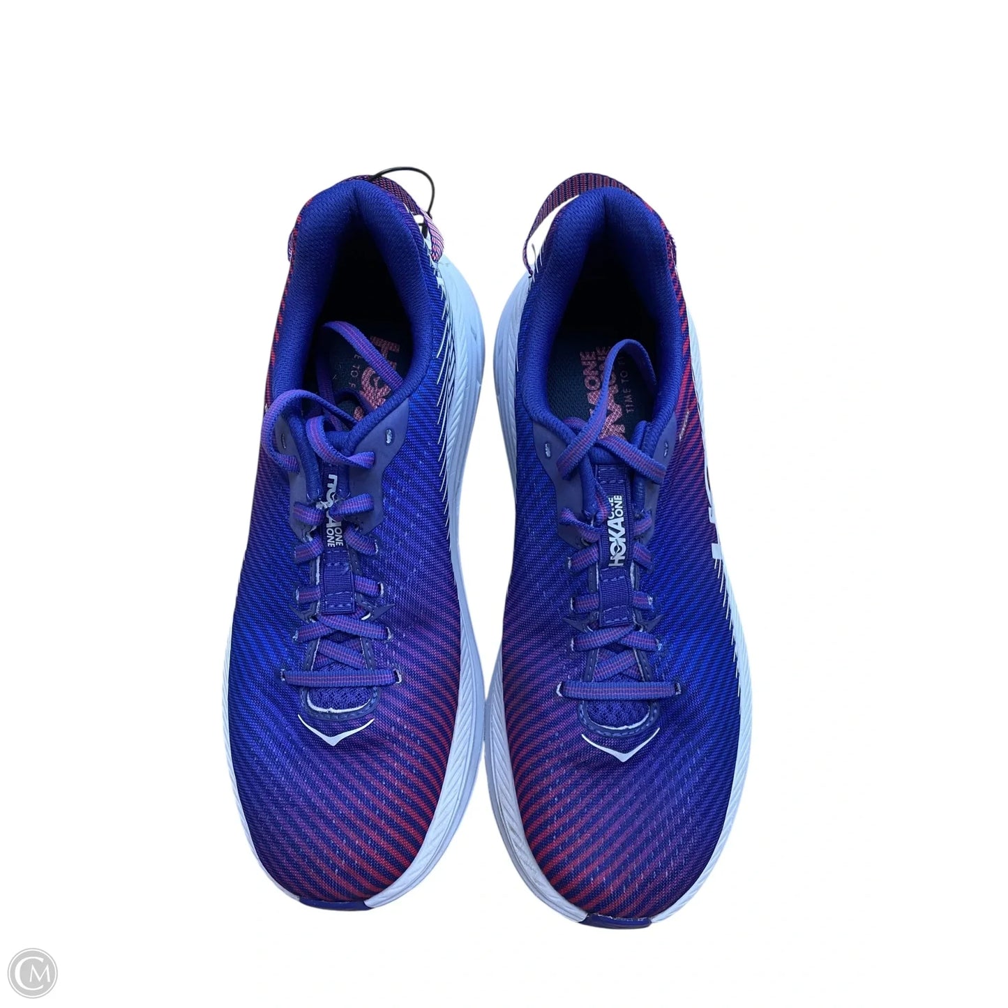 Shoes Athletic By Hoka In Blue & Purple, Size: 8.5