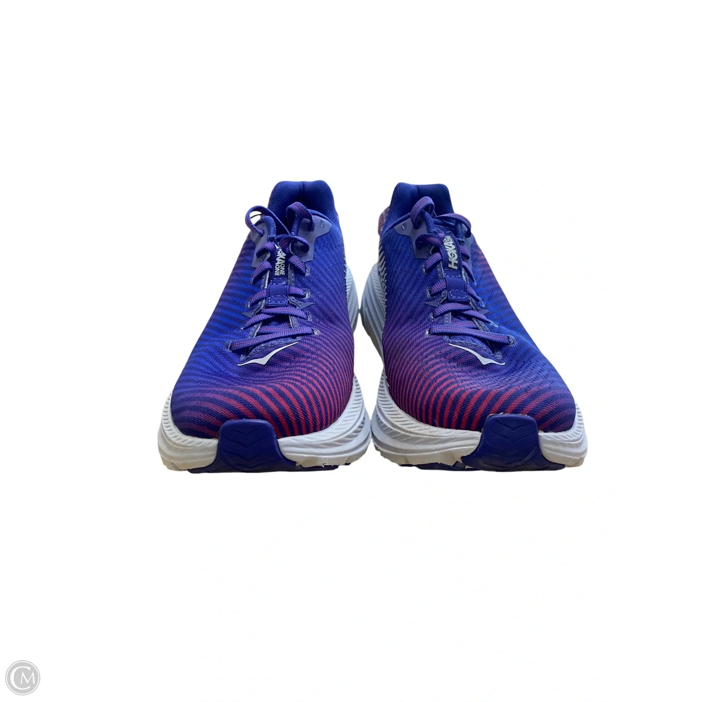 Shoes Athletic By Hoka In Blue & Purple, Size: 8.5