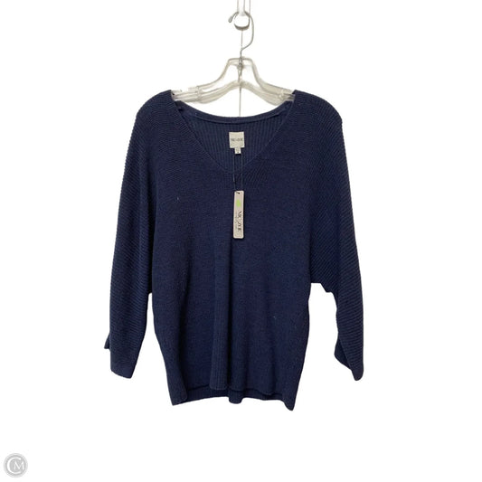 Sweater By Nic + Zoe In Navy, Size: M