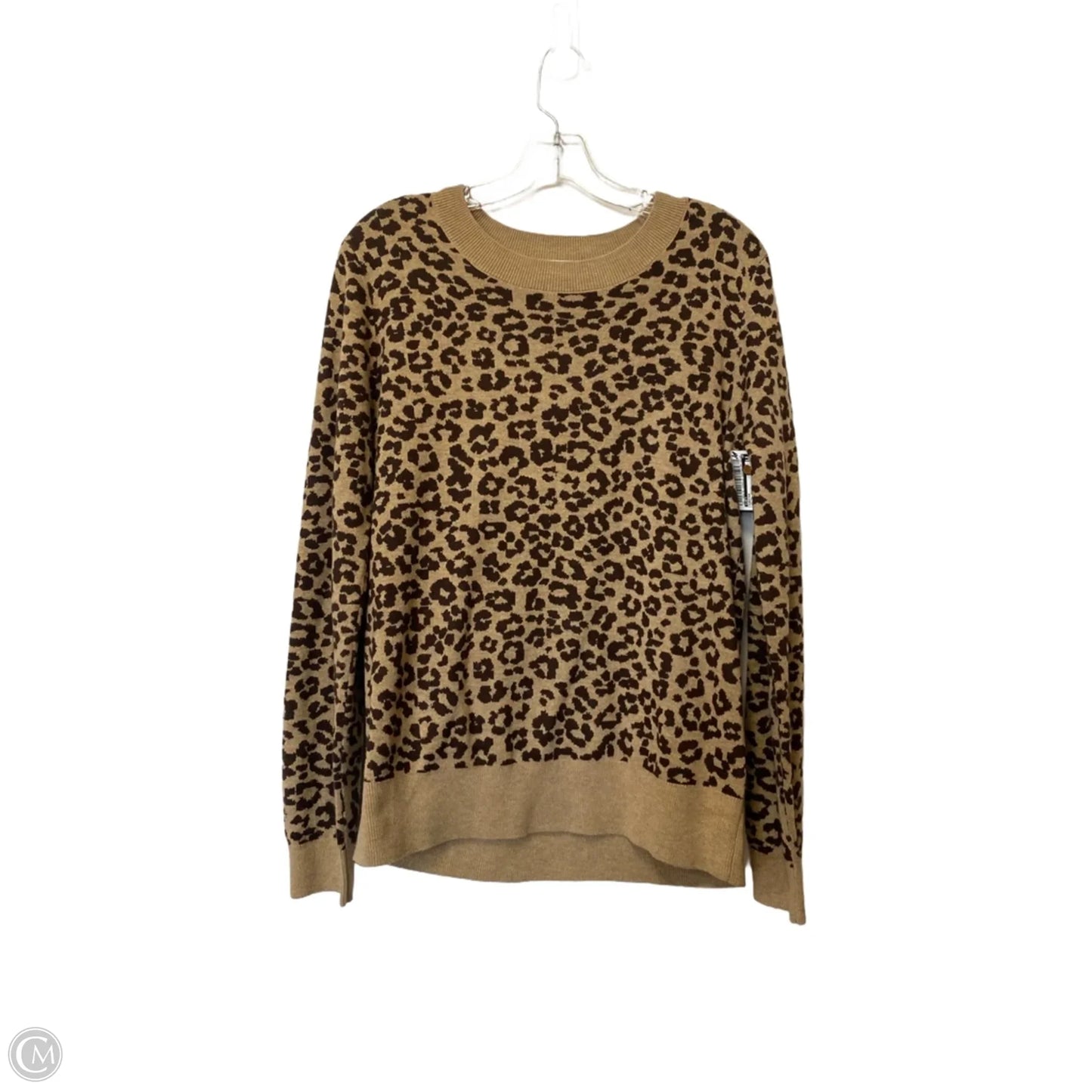 Sweater By Loft In Animal Print, Size: M