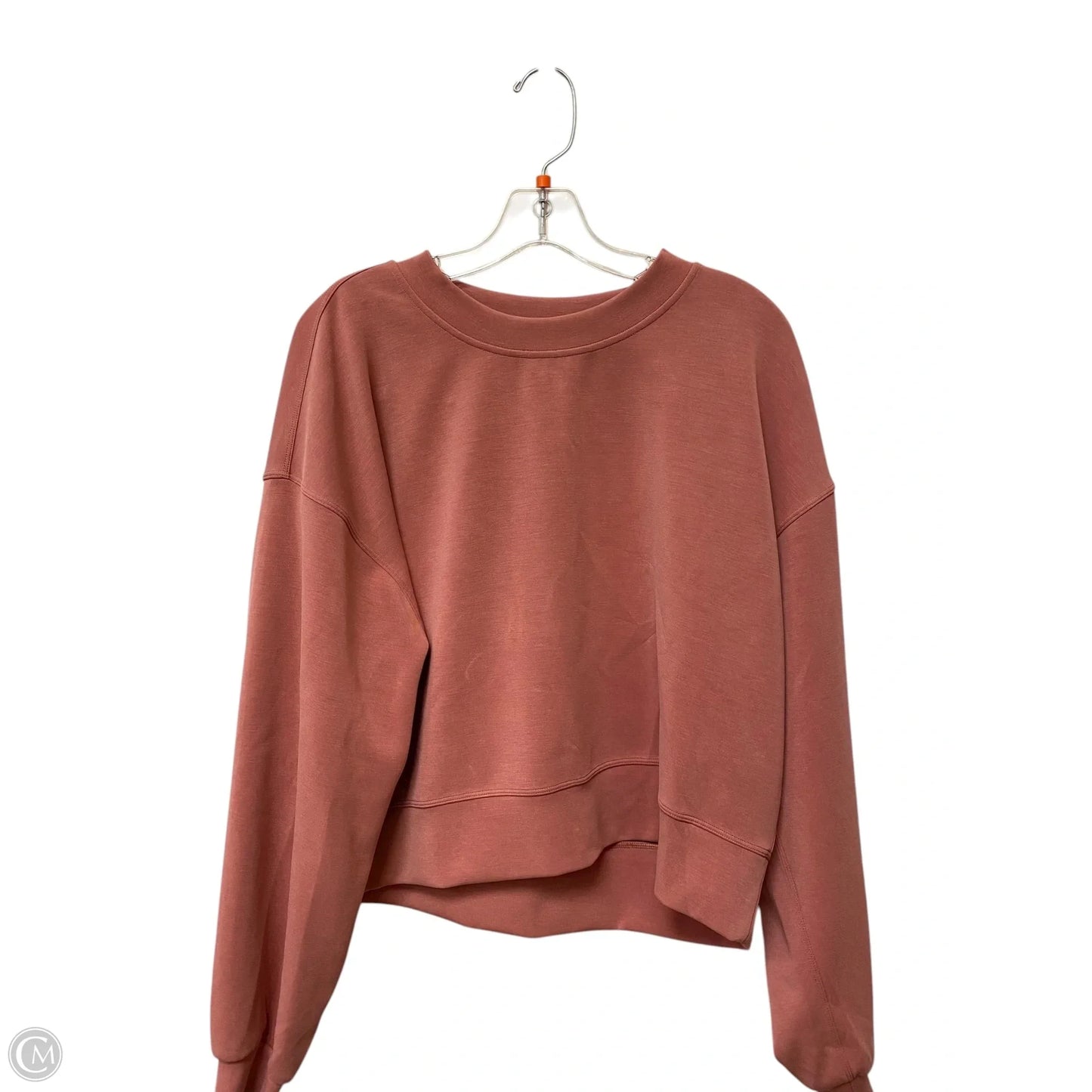 Athletic Sweatshirt Crewneck By Lululemon In Pink, Size: 8