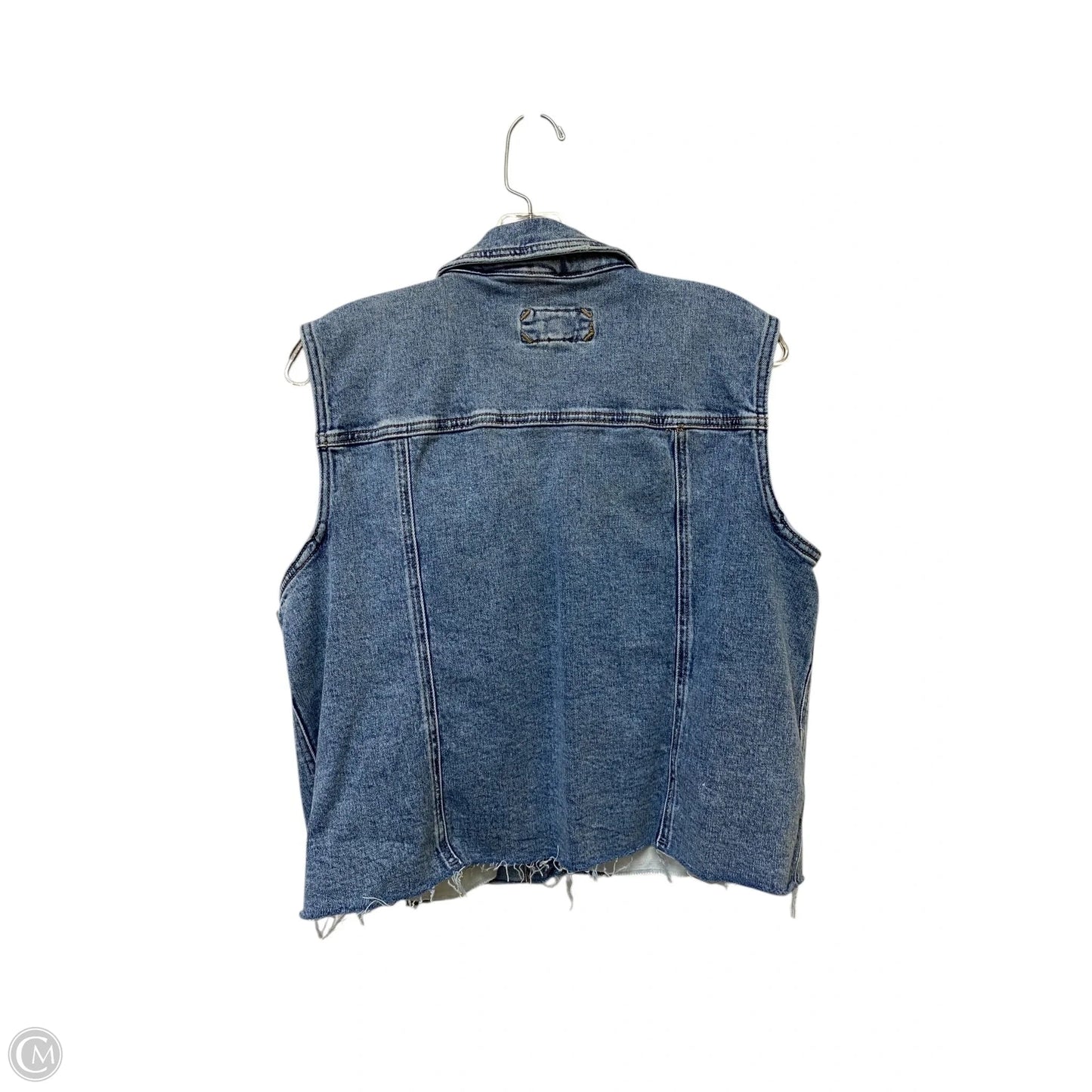 Vest Other By Maurices In Blue Denim, Size: L
