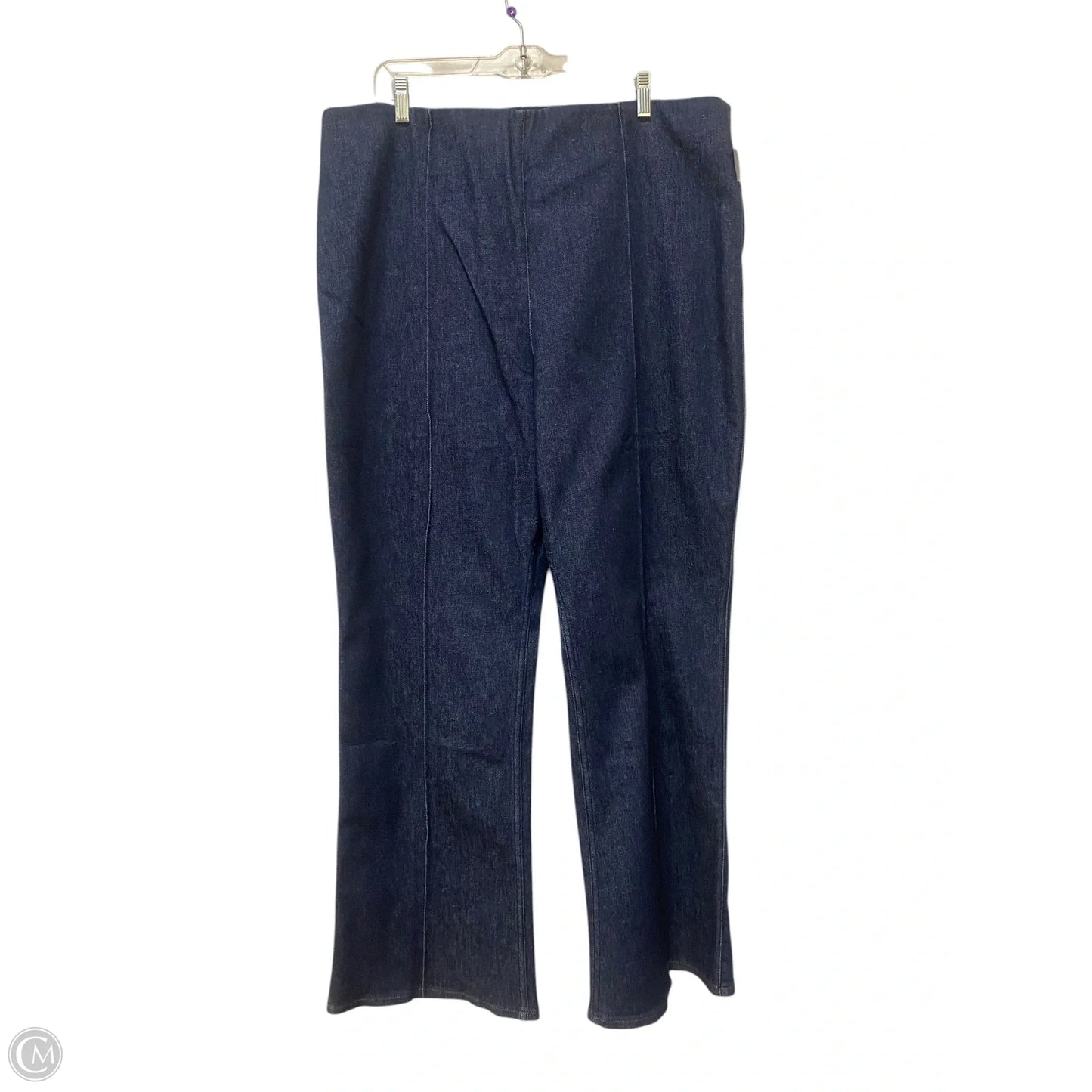 Pants Wide Leg By Spanx In Blue Denim, Size: 2x