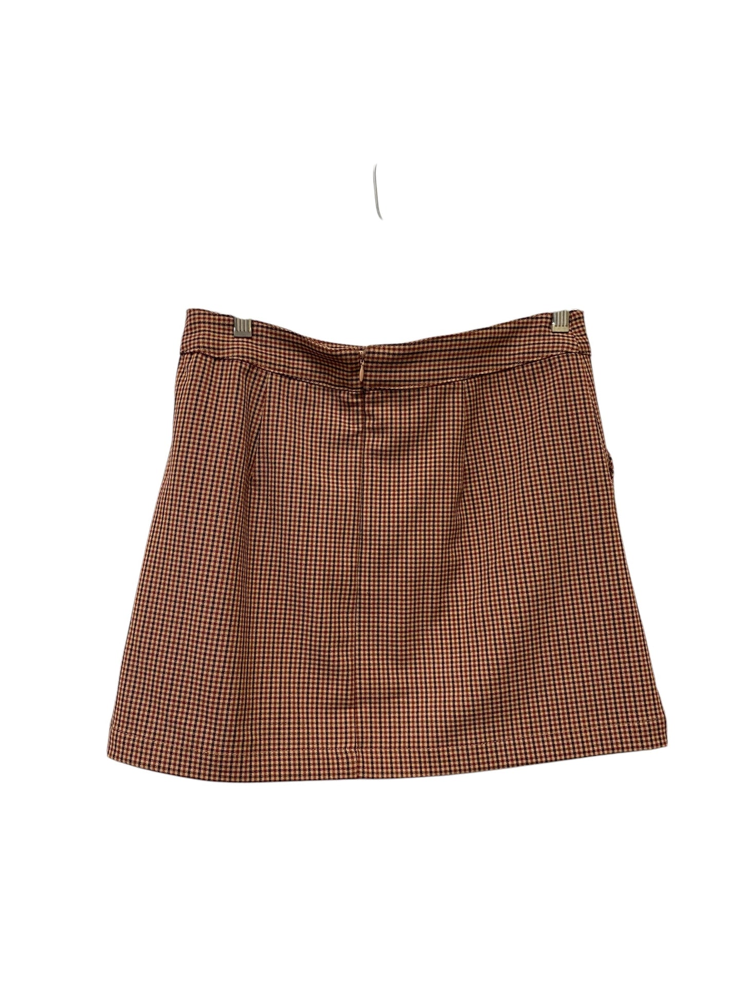 Skirt Mini & Short By A New Day In Plaid Pattern, Size: S