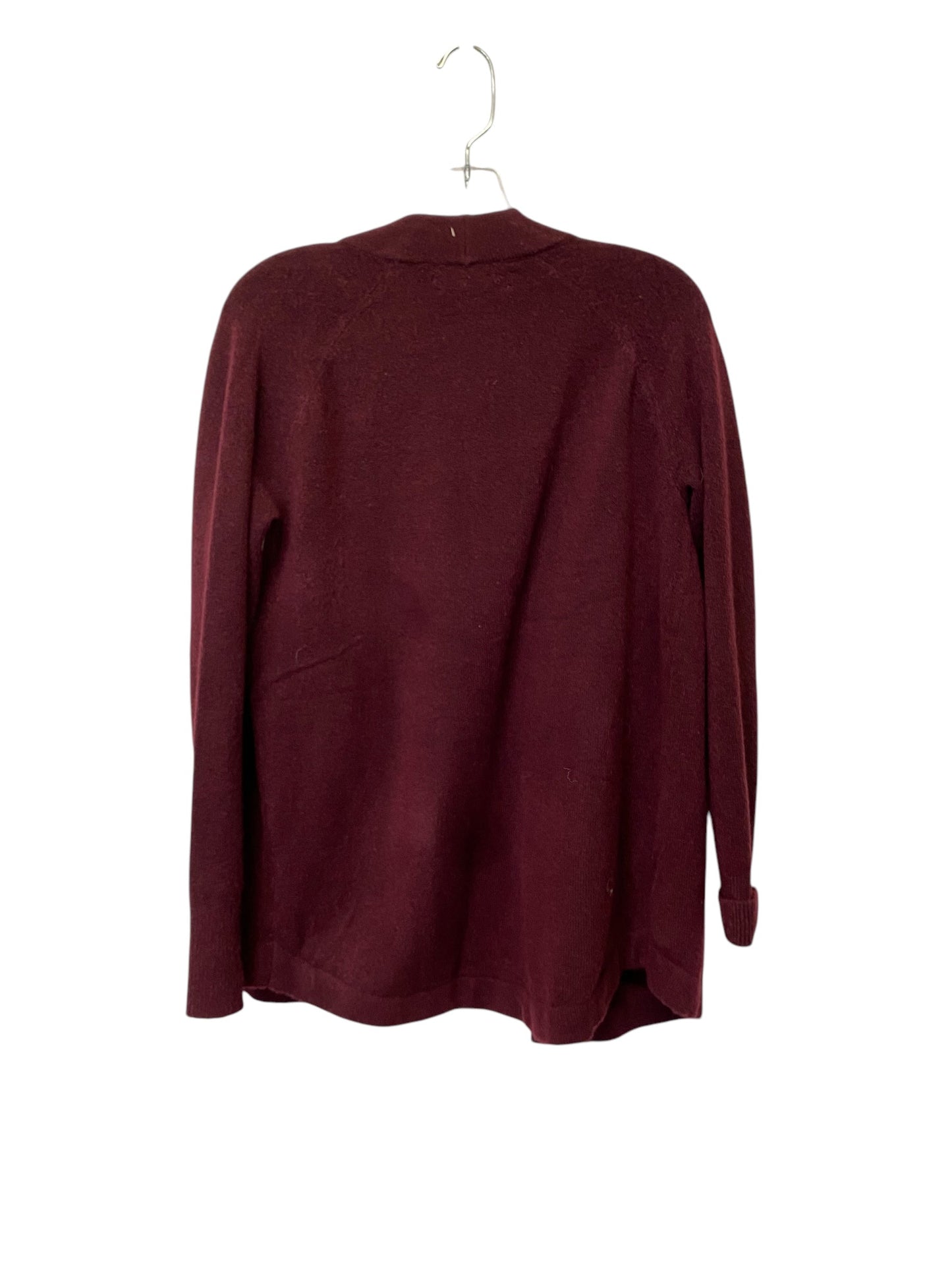 Cardigan By Loft In Maroon, Size: S