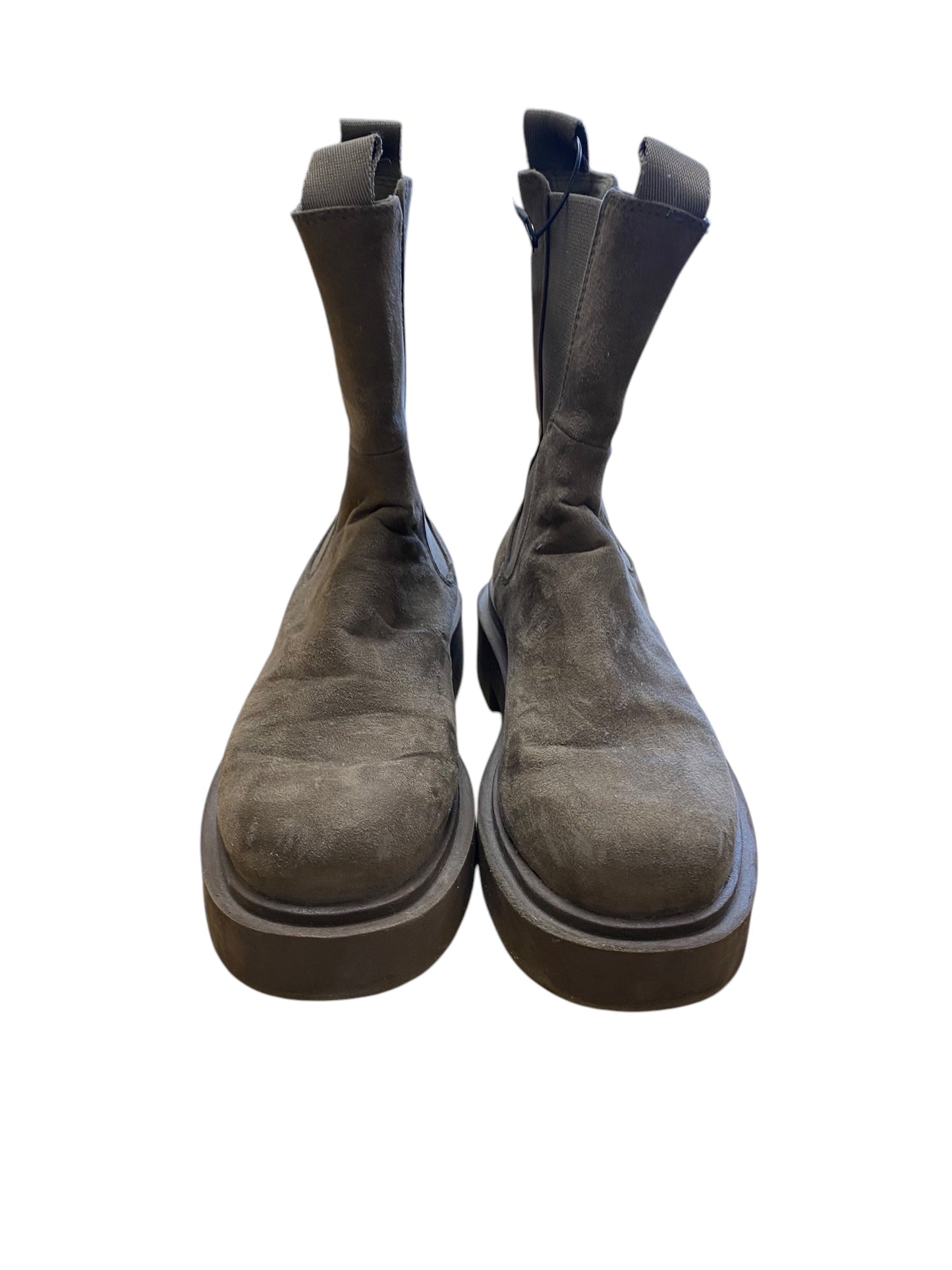 Boots Ankle Heels By H&m In Brown, Size: 7