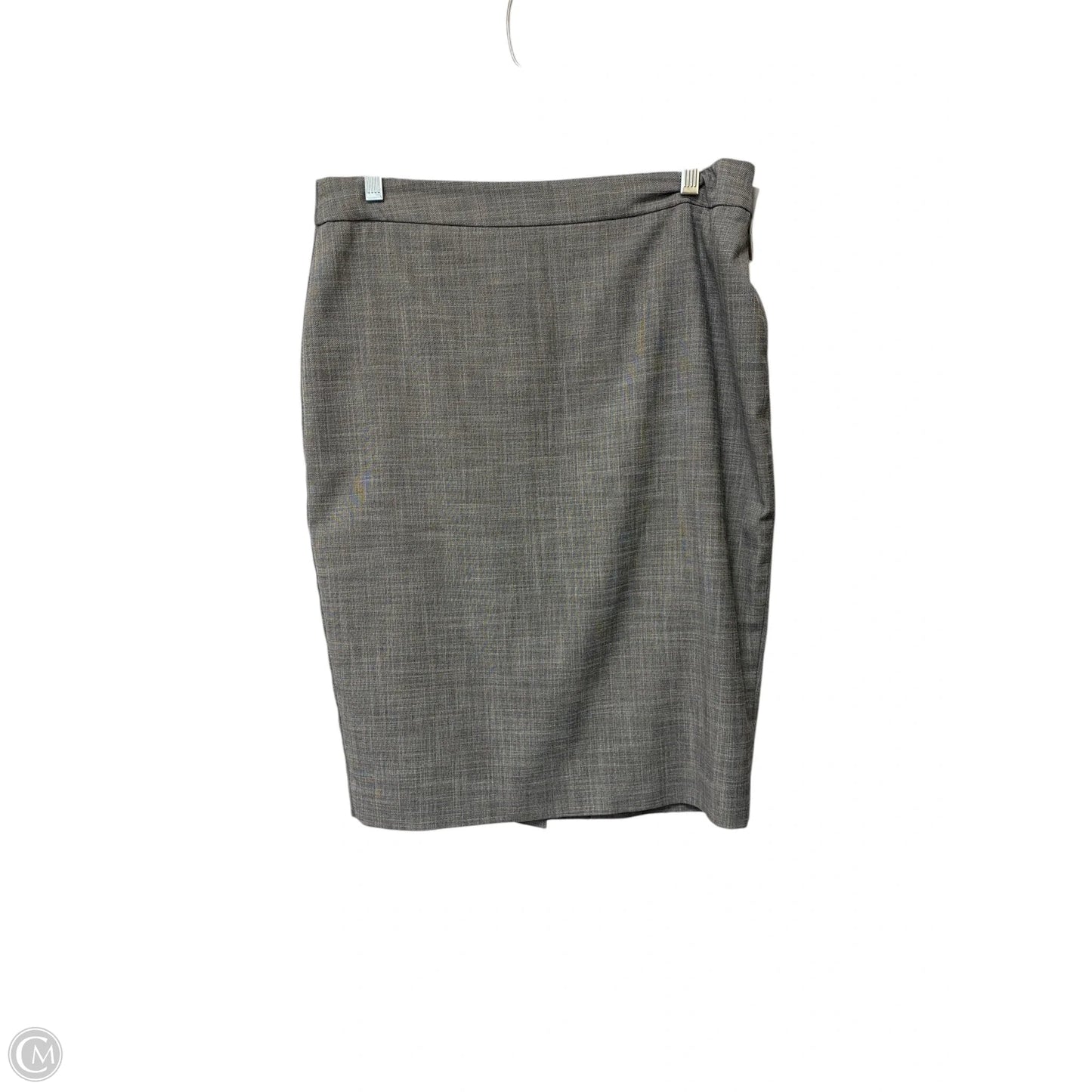 Skirt Midi By Ann Taylor In Grey, Size: 8