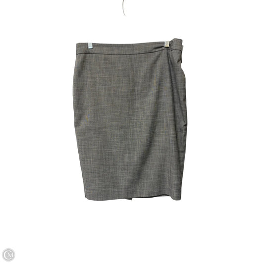 Skirt Midi By Ann Taylor In Grey, Size: 8