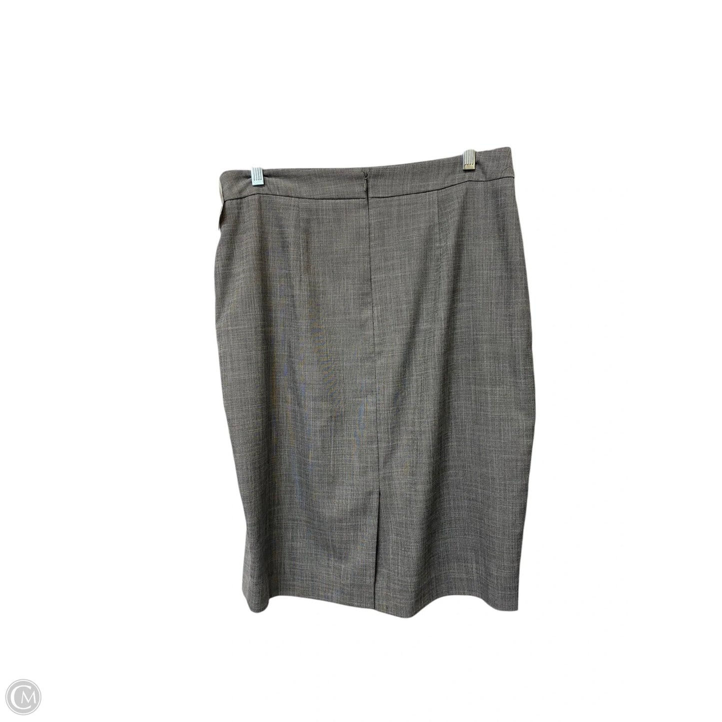 Skirt Midi By Ann Taylor In Grey, Size: 8