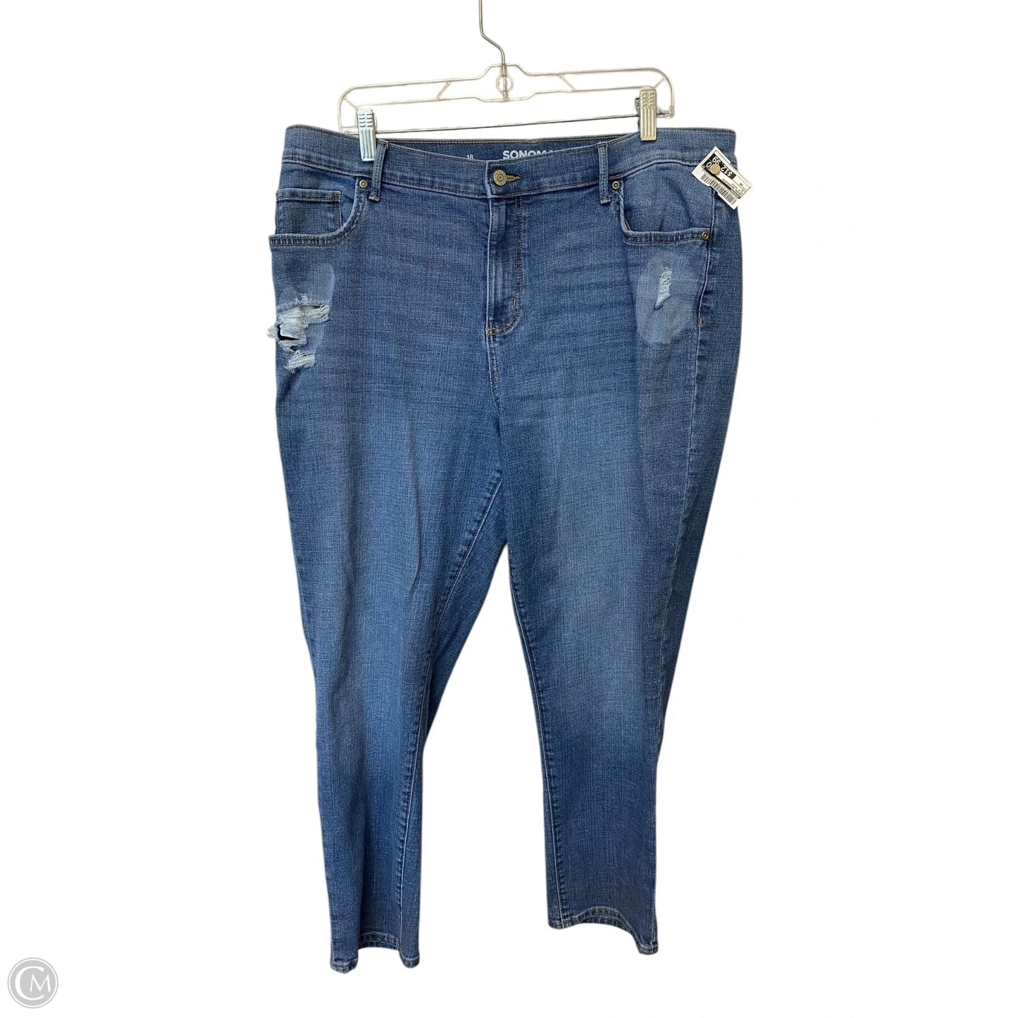 Jeans Boyfriend By Sonoma In Blue Denim, Size: 18