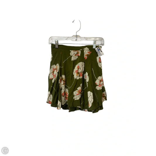 Skirt Mini & Short By Cooperative In Green, Size: 2