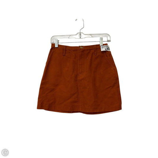 Skirt Mini & Short By Clothes Mentor In Orange, Size: S